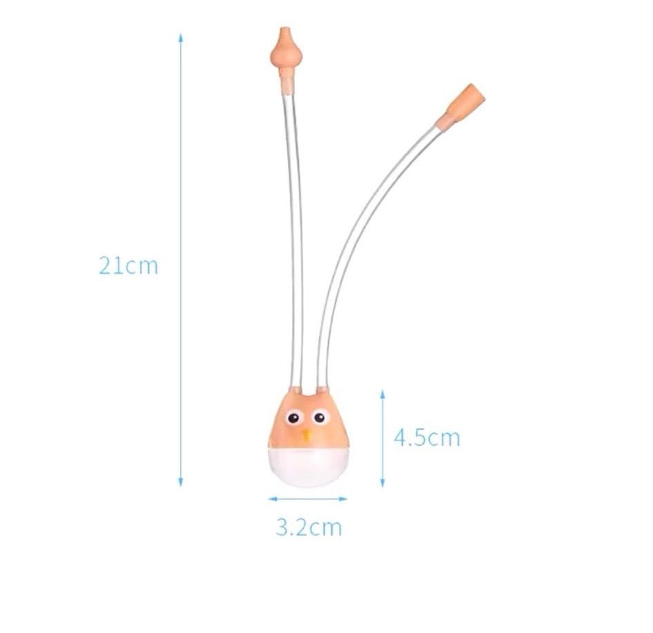 Newborn Baby Nasal Aspirator - Safe and Hygienic One-Way Flow System