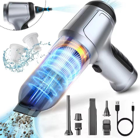 "Powerful 95000PA Wireless Car Vacuum Cleaner – Portable Handheld High-Suction Vacuum for Car & Home Cleaning Needs!"