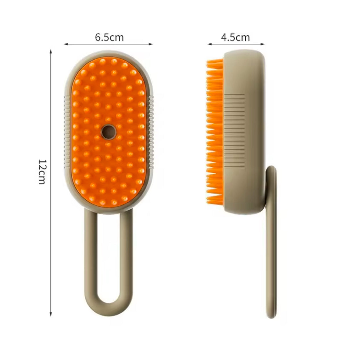 3 In 1 Cat Grooming Brush - Grooming, Massager, Steaming Cleaning, 360 Degree Rotational Handle - Easy To Clean