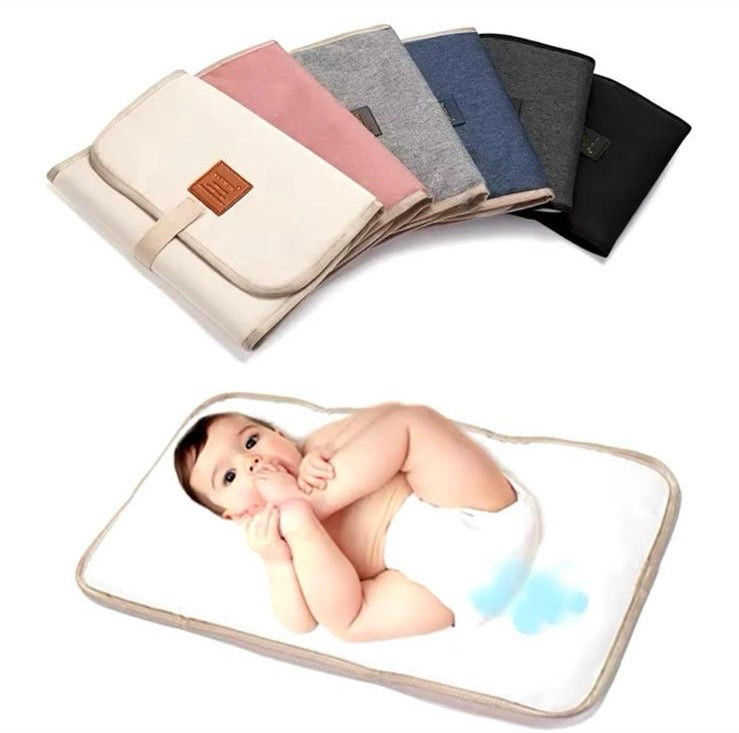 Portable Waterproof Baby Diaper Changing Pad - Foldable, Durable & Perfect for On-the-Go Moms