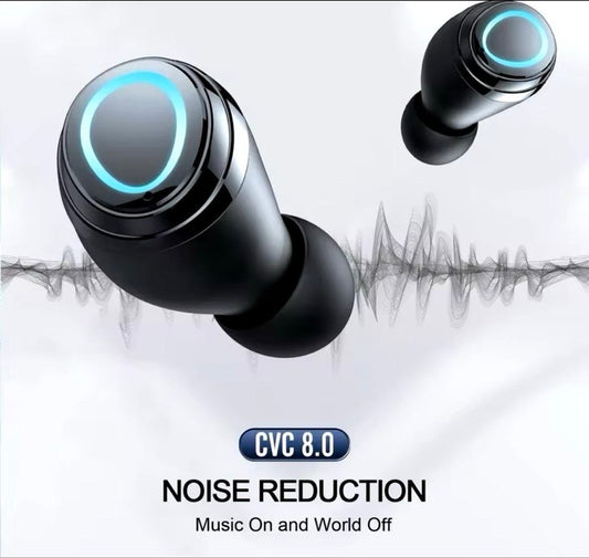 High-Quality Bluetooth Wireless Earbuds with Mic & Deep Bass | 35H Playtime & LED Display - Electronic, Audio