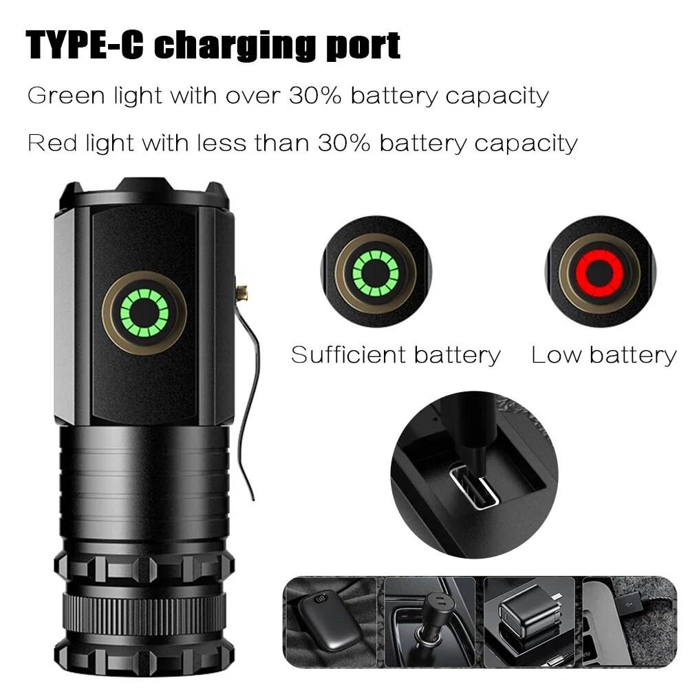 Rechargeable Small Mini Flashlight