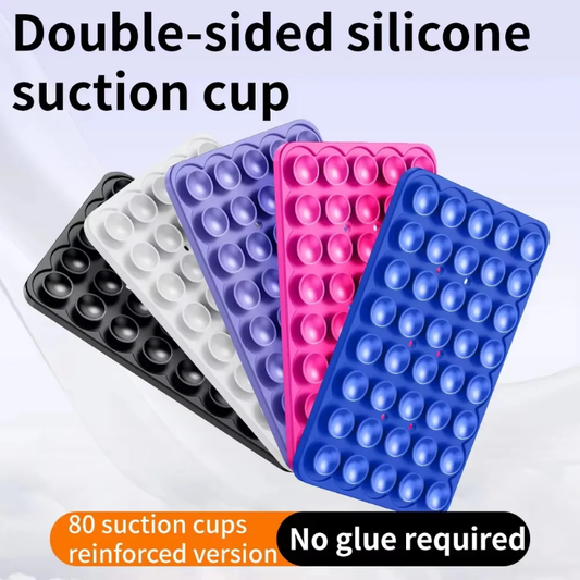 Super soft silicone suction cup phone grip - multi surface application