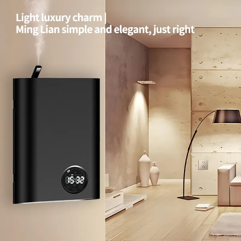 Modern design wall mounted essential oil diffuser - with LED display screen